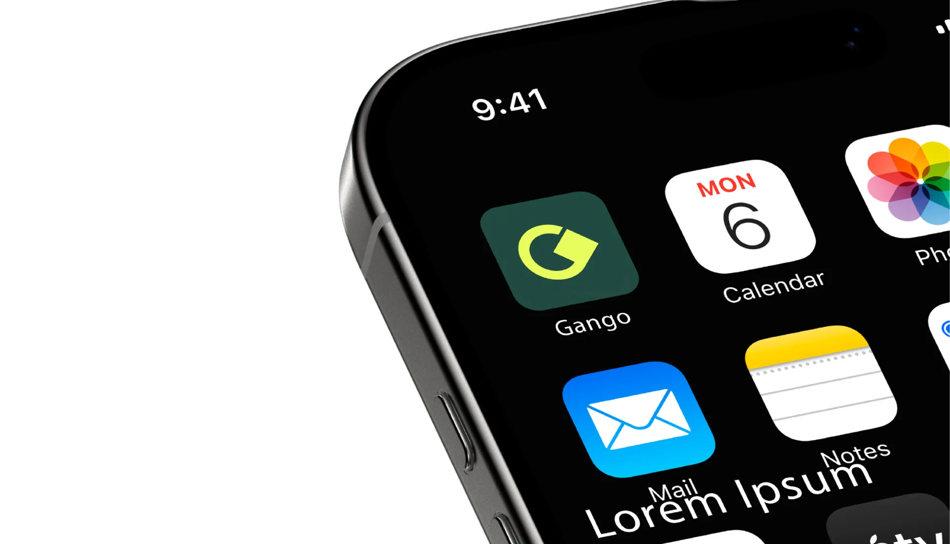 App Gango Sports na tela do celular